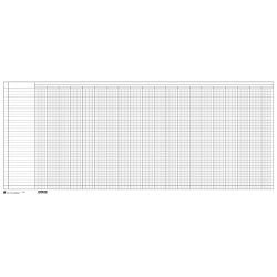 20-K-50 RASTER SA 20 KOLONA; Blok 50 listova, 70 x 29,5 cm