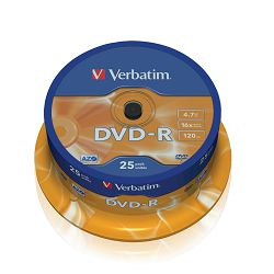 DVD-R Verbatim #43522 4,7GB 16x sp25