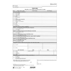 PRKP PROMJENE U REGISTRU PRORAČUNSKIH I IZVANPRORAČUNSKIH KORISNIKA; List, 21 x 29,7 cm