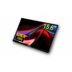 Prijenosni monitor osjetljiv na dodir PMT-15 Verbatim #49592 Full HD 1080p, 2x USB-C/1x HDMI/1x USB-A