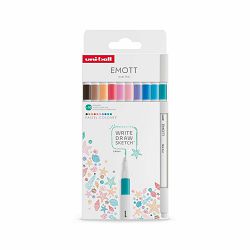 Marker Uni emott (0.4) pak 10 kom Pastel colours 302422269