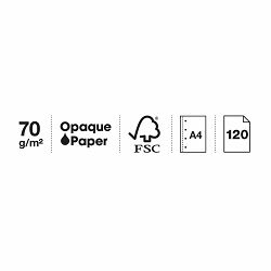 Kolegij blok Miquelrius A4 70g 120L spiralni crte Extra rigid cardboard lifestyle sparkless MR46915