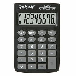 Kalkulator komercijalni Rebell HC108 black