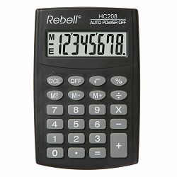Kalkulator komercijalni Rebell HC208 black