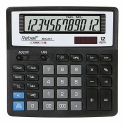 Kalkulator komercijalni Rebell BDC312 black