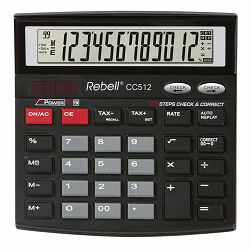 Kalkulator komercijalni Rebell CC512 black