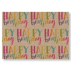 Papir ukrasni rola 2 m x 70 cm Sretan rođendan, Herlitz