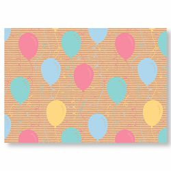 Papir ukrasni rola 2 m x 70 cm Baloni, Herlitz