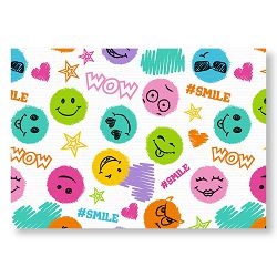 Papir ukrasni rola 2 m x 70 cm Smile, Herlitz