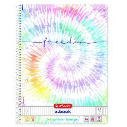 Blok kolegij A4 80 listova karo, New Batik Freedom, Herlitz