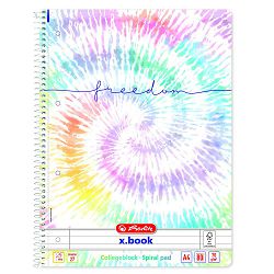 Blok kolegij A4 80 listova diktando, New Batik Freedom, Herlitz