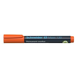 Flomaster Schneider, permanent marker, Maxx 130, 1-3 mm, narančasti