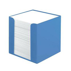 Stolna kocka s papirom 9x9x9 cm, 700 listova, PVC, Color Blocking, Herlitz, mornarsko plava