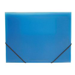 Fascikl s klapnama i gumicom PP A4, Foldermate Color Office art.630, plavi