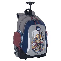 Torba školska Bodypack na kotačima Zmaj sivo plava MML12692