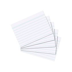 Kartica A7, diktando, set 100/1, 170 gramski papir, bijela, Herlitz