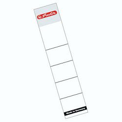 Etikete za registratore 80 mm, 10/1, bijele, Herlitz