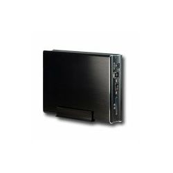 Drive Cabinet INTER-TECH Coba Nitrox Extended GD35633 (3.5" HDD, SATA II, USB 3.0) Black