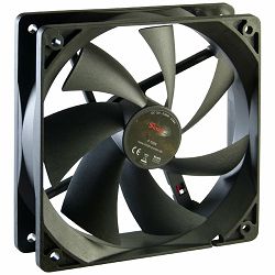 Cooling Fan(s) INTER-TECH Sinan F120-S ( 1 x 25, 1200 RPM, 20dB, 3-pin, Black), Retail