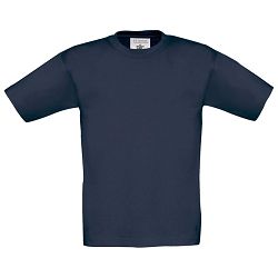 Majica kratki rukavi B&C Exact Kids 150 tamno plava 3/4