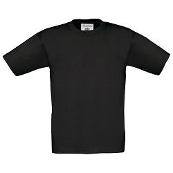 Majica kratki rukavi B&C Exact Kids 150 crna 3/4
