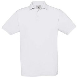 Majica kratki rukavi B&C Safran Polo 180g bijela 2XL