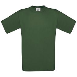 Majica kratki rukavi B&C Exact 150 tamno zelena S!!