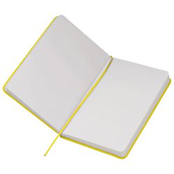 Notes 13x21 cm čisti 80L s gumicom Kiel žuti