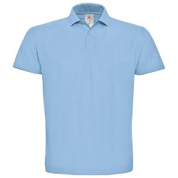 Majica kratki rukavi polo B&C ID.001 180g svijetlo plava 3XL 