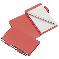 Notes A6 čisti 50L u aluminijskom okviru sa olovkom kemijskom crveni