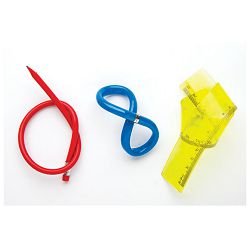 Ravnalo pvc 30 cm fleksibilno žuto!!