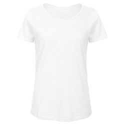 Majica kratki rukavi B&C Inspire Slub T/women bijela L!!