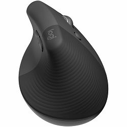 LOGITECH Lift Vertical Ergonomic Mouse - GRAPHITE / BLACK - 2.4GHZ/BT - EMEA - ON+OFFLINE,B2C