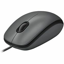 LOGITECH Mouse M100 - BLACK - USB - N/A - EMEA - AKOYA HANGTAB BOX M100