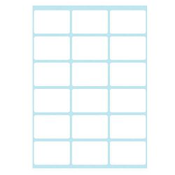 Etikete 26 x 17 mm, 6 listova, 108 komada, bijele, Herlitz