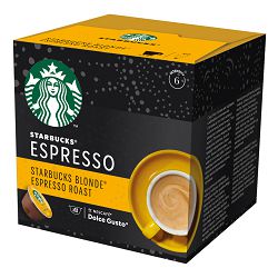 Starbucks Blonde Espresso Roast by Nescafé Dolce Gusto kava, 12 kapsula, 66 g