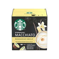 Starbucks Madagascar Vanilla Macchiato by Nescafé Dolce Gusto kava, 12 kapsula/6 napitaka, 132 g