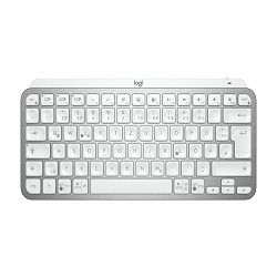 LOGITECH MX Keys Mini Minimalist Wireless Illuminated Keyboard - PALE GREY - US INTL - 2.4GHZ/BT - INTNL