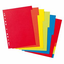 Pregrada kartonska A4, 10/1, 220 gr,  Herlitz, sort boja