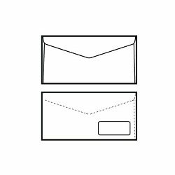 Kuverte 114x229 mm C6/5 PD, za automatsko pakiranje, bijela