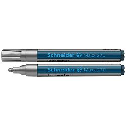 Flomaster Schneider, Paint marker Maxx 270, 1-3 mm, srebrni