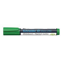 Flomaster Schneider, marker za bijelu ploču, Maxx 290, 1-3 mm, zeleni