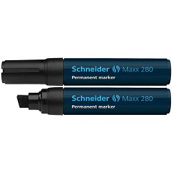 Flomaster Schneider, permanent marker, Maxx 280, 4-12 mm, crni