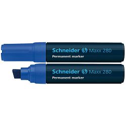 Flomaster Schneider, permanent marker, Maxx 280, 4-12 mm, plavi