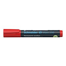 Flomaster Schneider, permanent marker, Maxx 250, 2-7 mm, crveni