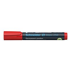 Flomaster Schneider, permanent marker, Maxx 250, 2-7 mm, crveni