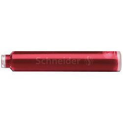 Tinta za nalivpero Schneider, patrone 6/1 S6602, crvena