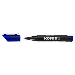 Flomaster Kores, permanent marker, 2093, 1-3 mm, plavi
