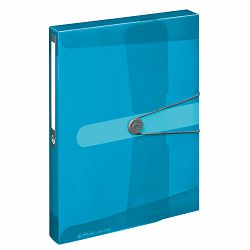 Mapa A4 s gumicom, PP, hrbat 40 mm, Easy orga to go, Herlitz, svijetloplava