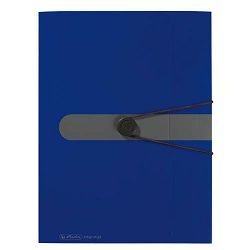 Fascikl s klapnama i gumicom PP A4, Easy orga to go, Herlitz, plavi